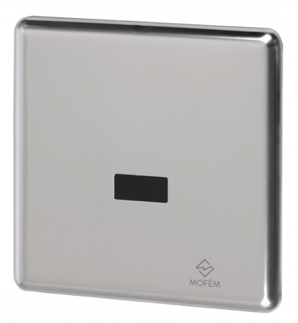 Mofém M-Tronic MLP 06k Elektromos süllyesztett vizelde öblítő 6V mágnes szeleppel 4x1,5V alkáli elemmel 184-7501-10