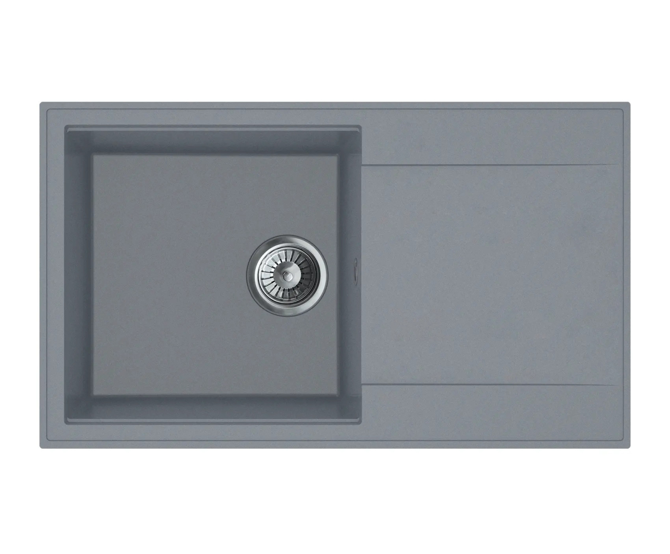 Mofém Zenit Gránit egymedencés mosogatótálca csepegtetővel szürke 760012802G7