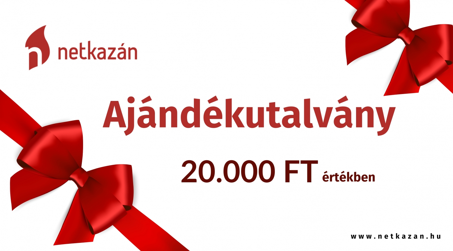 Netkazán Ajándékutalvány 20.000 Ft Értékben