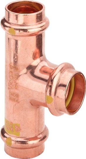 Viega Réz gáz press T-idom 22x15x22 mm