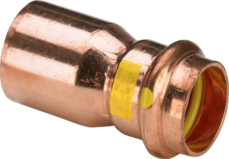 Viega Réz gáz press szűkítő idom 28x22 mm