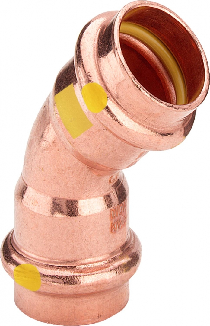 Viega Réz gáz press ív 45° 15 BB