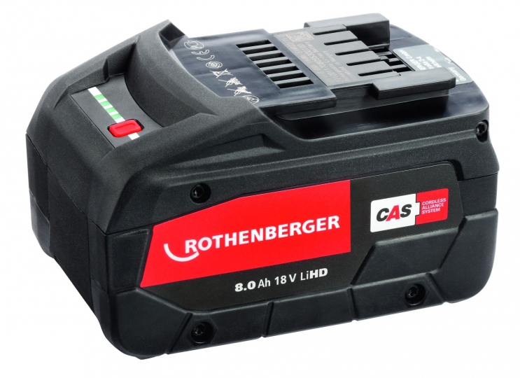 Rothenberger RO BP18/8, 8.0Ah 18V Li-HD Akkumulátor
