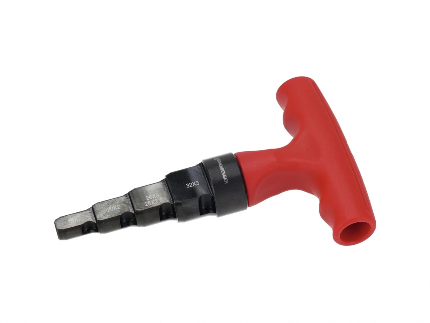 Rothenberger ROCALIBER S Kézi racsni kalibráló és sorjázó funkcióval