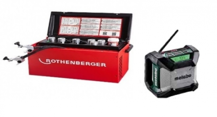 Rothenberger ROFROST TURBO R290 2' Elektromos csőfagyasztó + ajándék Metabo FM rádió