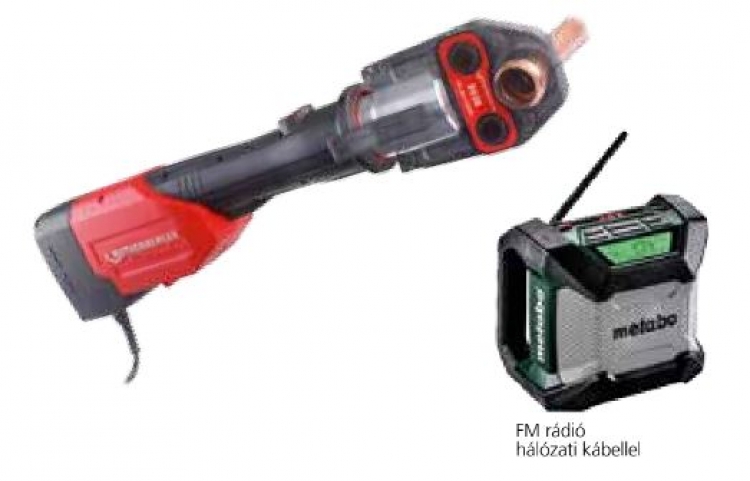 Rothenberger ROMAX 3000 AC Elektrohidraulikus présgép + Ajándék Metabo FM rádió hálózati kábellel
