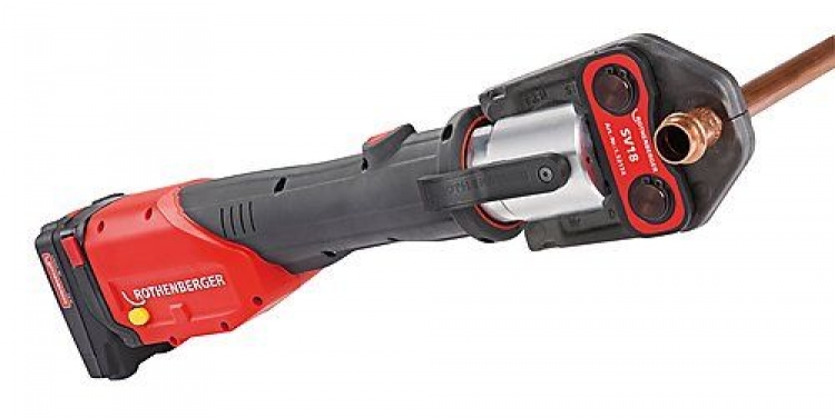 Rothenberger ROMAX 4000 Standard MaxiPro Elektrohidraulikus présgép Rocase bőröndben 1/4-1 1/8 készlet