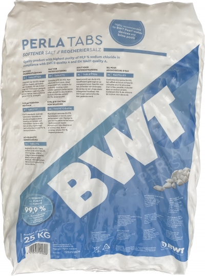 BWT Perla tablettázott regeneráló só vízlágyító berendezésekhez 25kg -  Netkazán