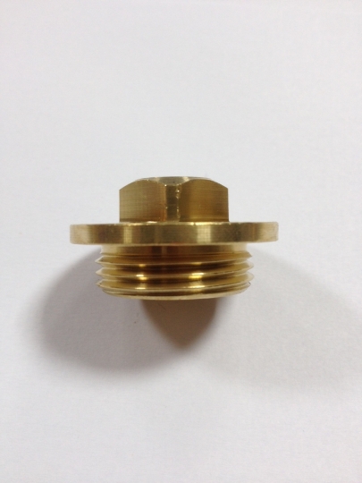 Menetes sárgaréz dugó 3/4”