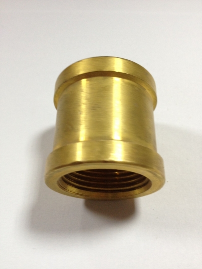 Menetes sárgaréz karmantyú 1”