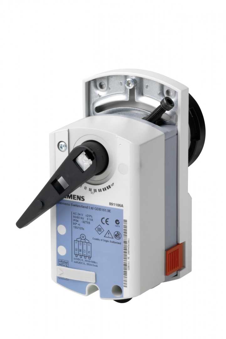 Siemens GDB341.9E Forgatómotor VBI61 DN15-DN25 méretű csapokhoz