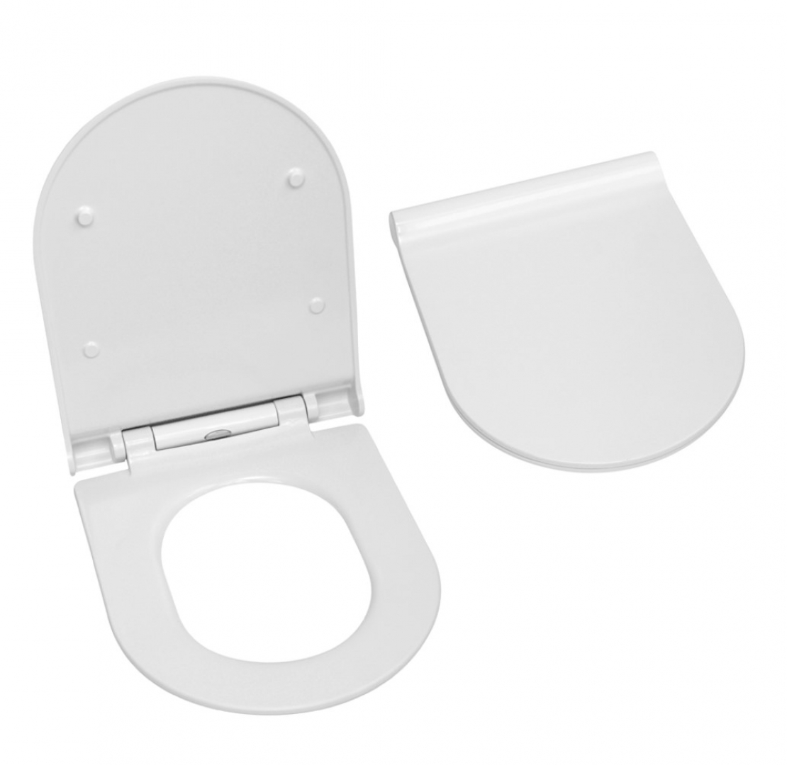 Slovarm Agata WC ülőke softclose, fehér, fém zsanérokkal 672297