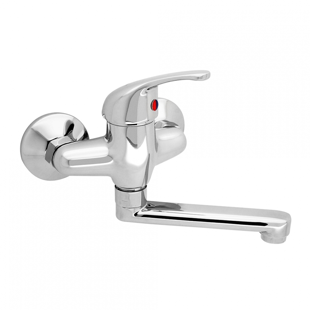 Slovarm Arya mosogató fali csaptelep, lapos kifolyócsővel 480208