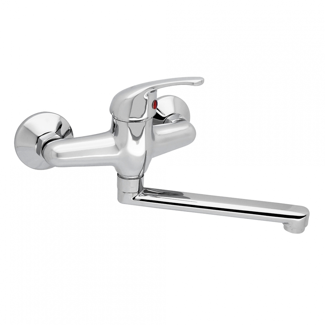 Slovarm Arya mosogató fali csaptelep, lapos kifolyócsővel 480211