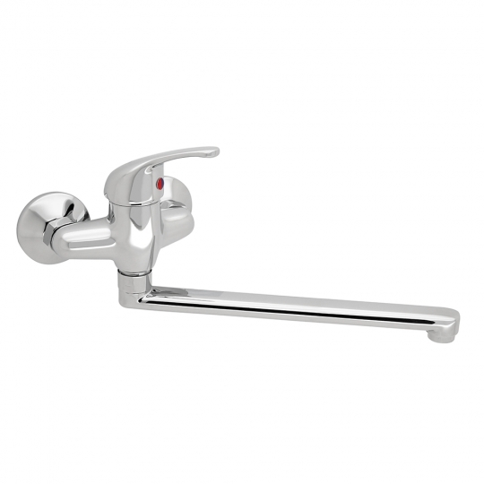 Slovarm Arya mosogató fali csaptelep, lapos kifolyócsővel 480212