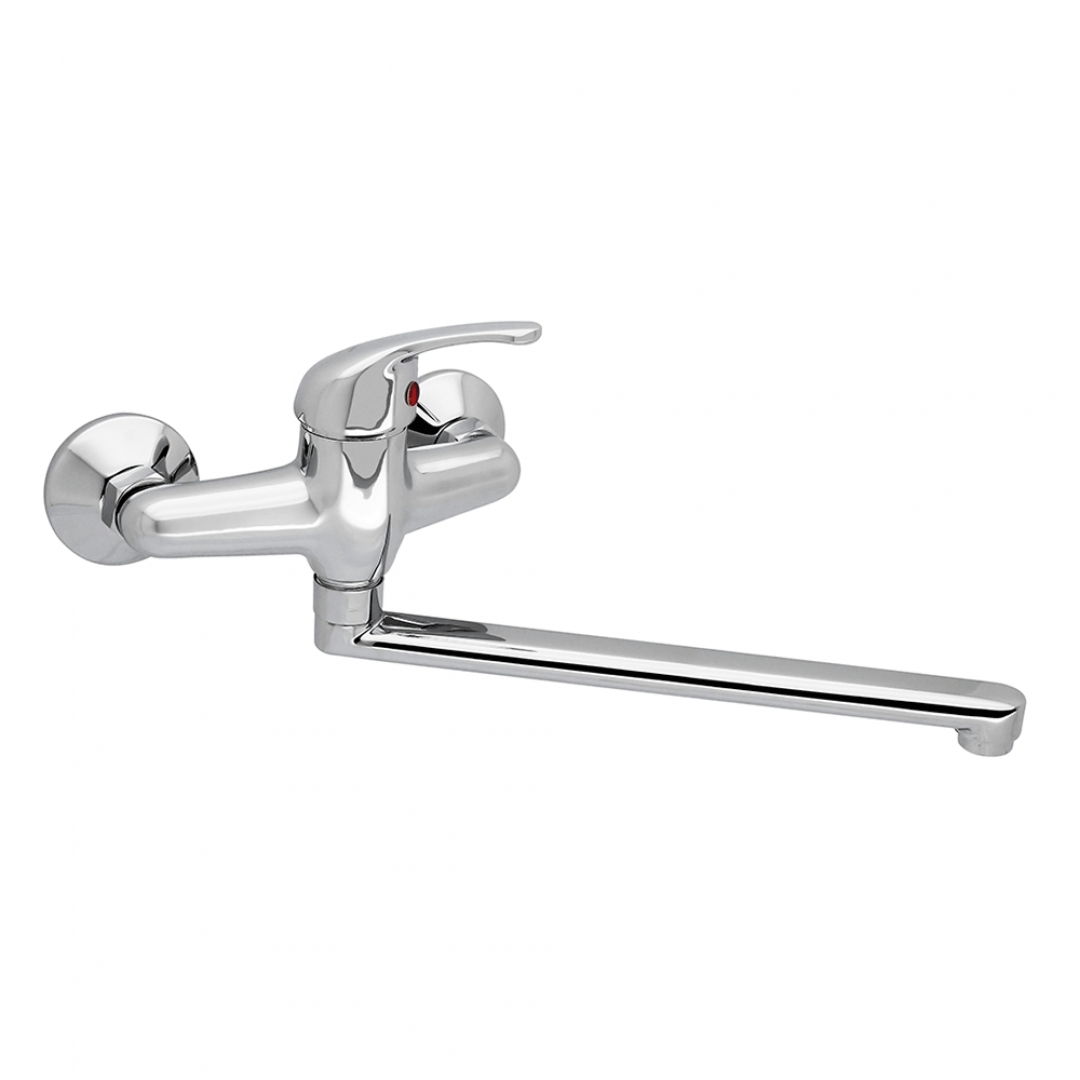 Slovarm Arya mosogató fali csaptelep, lapos kifolyócsővel 480213