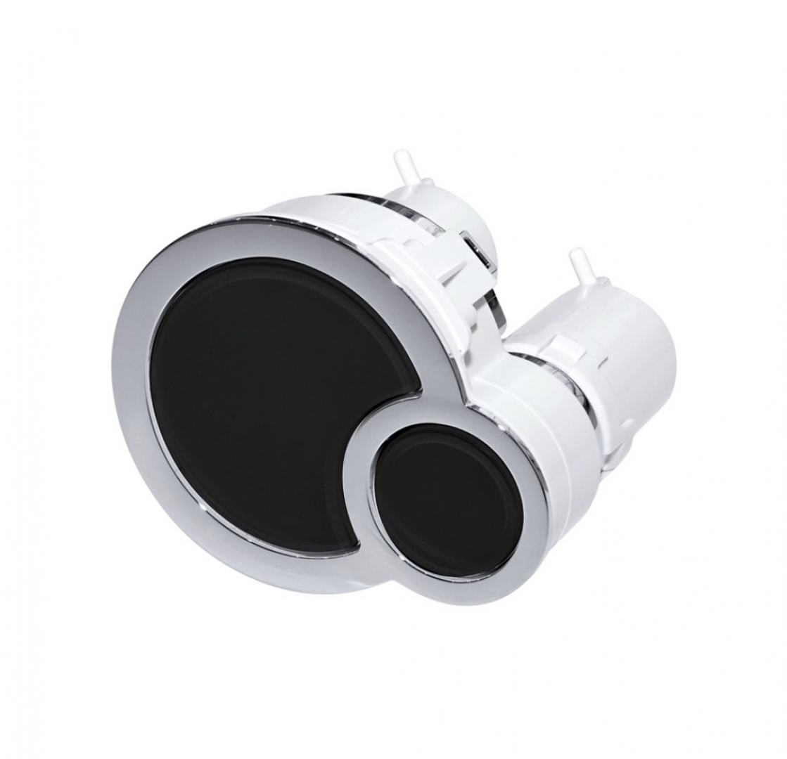 Slovarm Falra építhető WC rendszer Pótalkatrész nyomógomb, fekete 672359