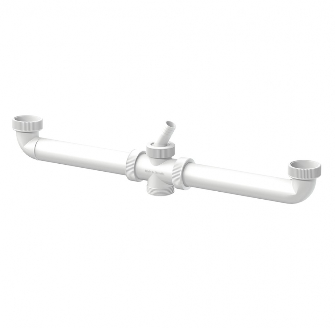 Slovarm Kétmedencés mosogatószinfonhoz való csatlakoztató elem, csatlakozócsonkkal 620655