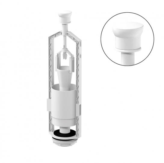 Slovarm Leeresztőszelep öblítőtartályhoz, START/STOP, fehér 621165