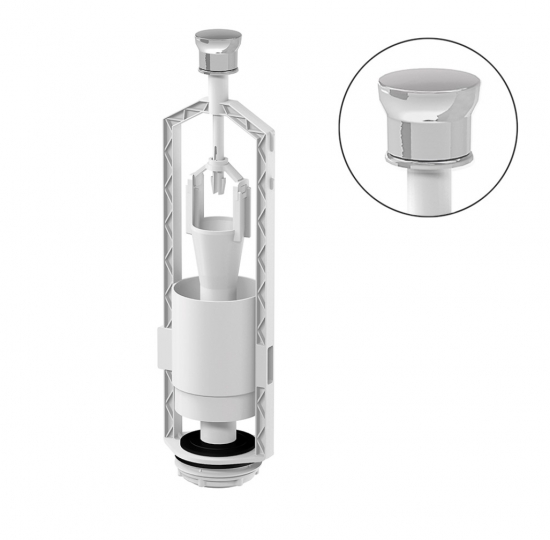 Slovarm Leeresztőszelep öblítőtartályhoz, START/STOP, króm 621166