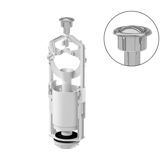 Slovarm Leeresztőszelep öblítőtartályhoz, START/STOP, króm, 2, 2 1/4 621164