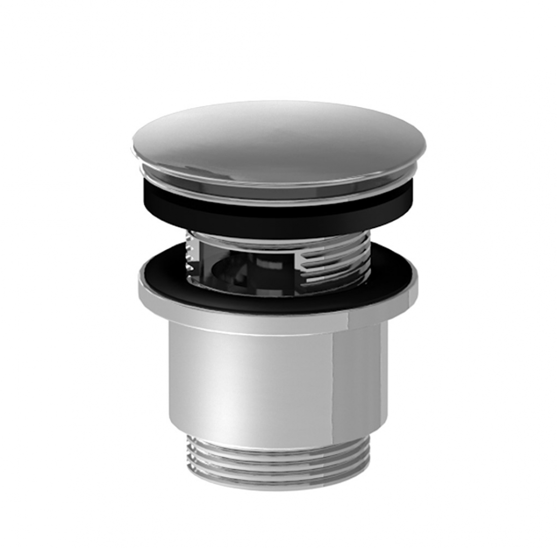 Slovarm Leeresztőszelep CLICK-CLACK, fém, nagyméretű dugó, túlfolyóval, szétszedhető 672277