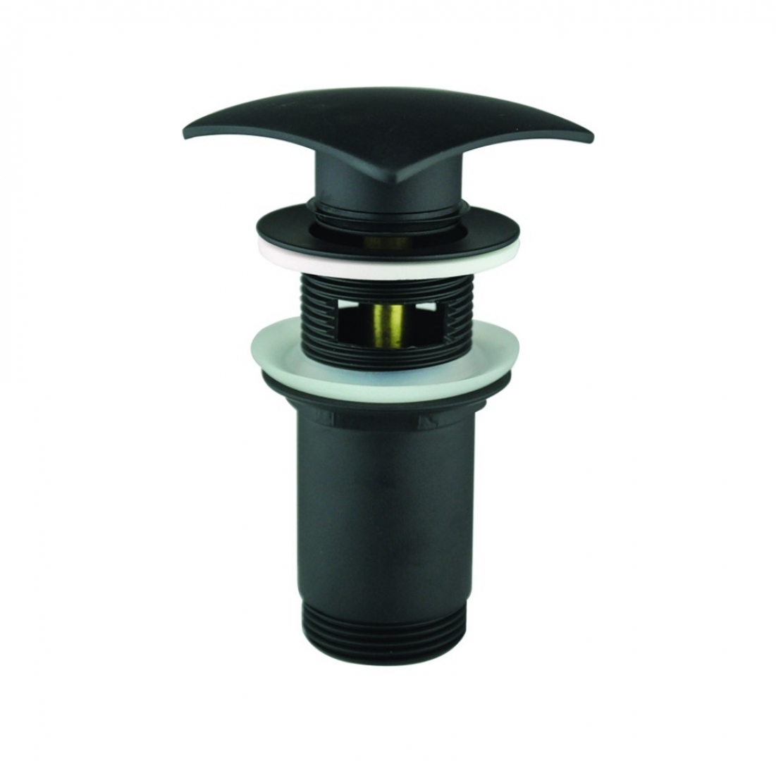 Slovarm Leeresztőszelep CLICK-CLACK, fém, nagyméretű szögletes dugó, túlfolyóval, szétszerelhető 672347