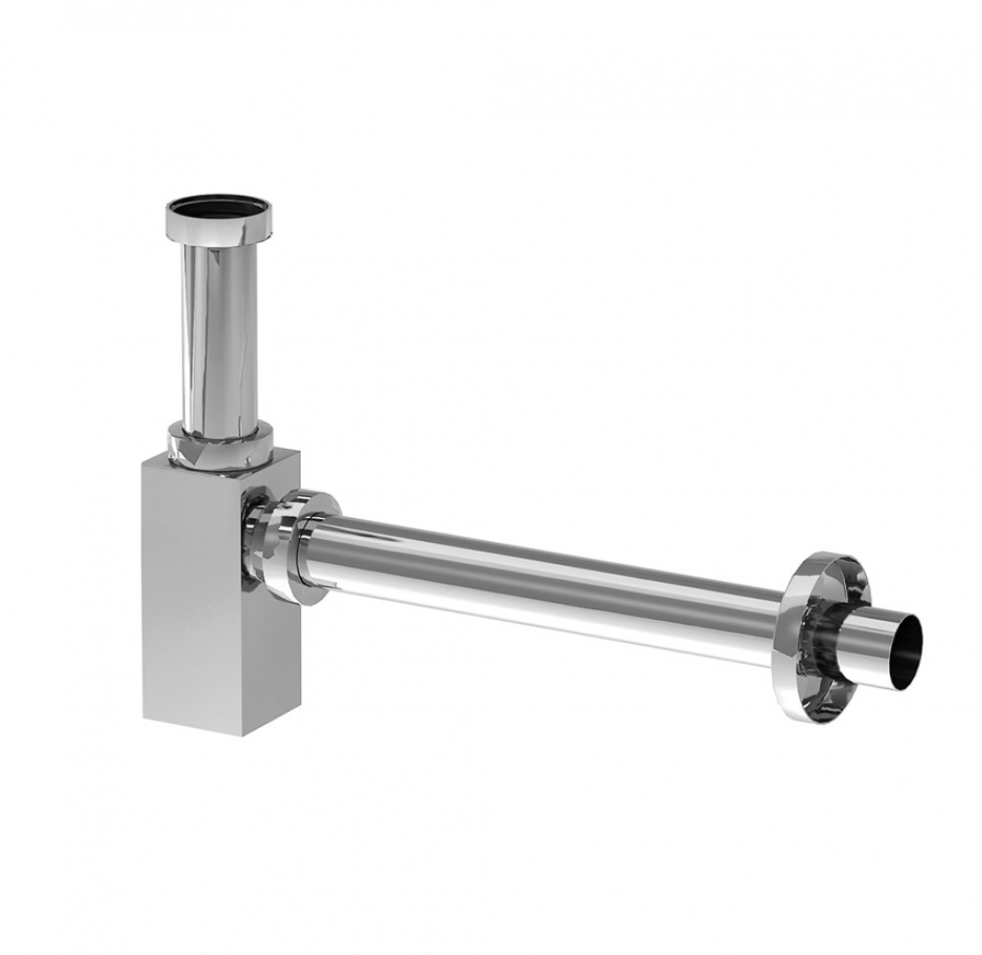 Slovarm Mosdószifon, fém, szögletes, leeresztőszelep nélkül 672313