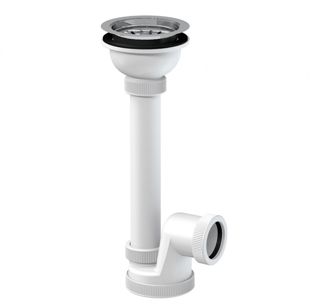 Slovarm Mosogatószifon, rozsdamentes acél lefolyószűrő Ø114 mm 621021