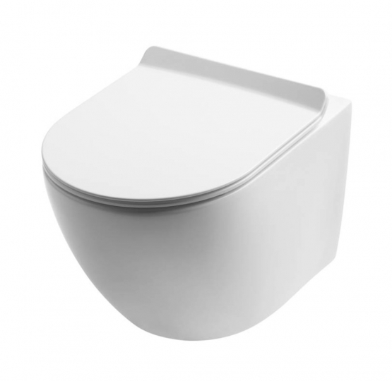 Slovarm Rimless WC ülőkével Fali függesztésű, kerámia 672402