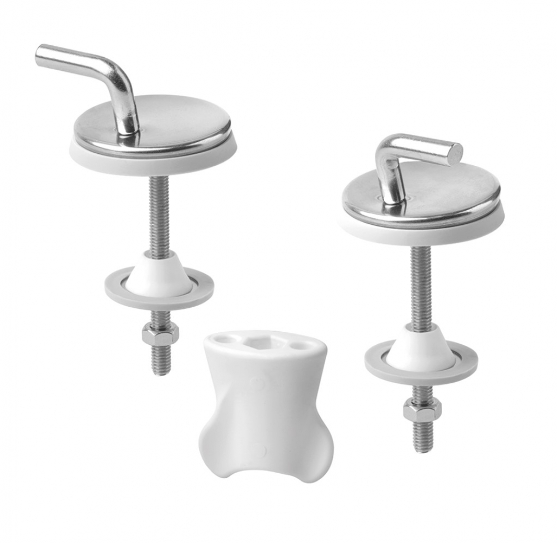 Slovarm Zsanérok P-3557K, P-3558 típusú WC ülőkéhez, fém 621548