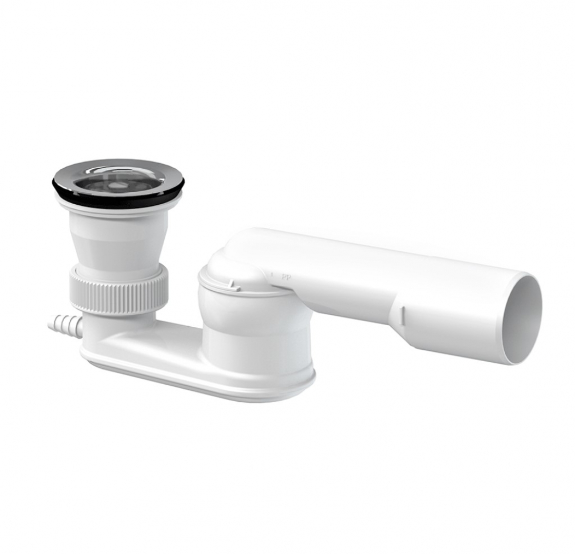 Slovarm Zuhanytálca-szifon, Ø50/60-as átmérőhöz, rozsdamentes acél lefolyószűrő 620979