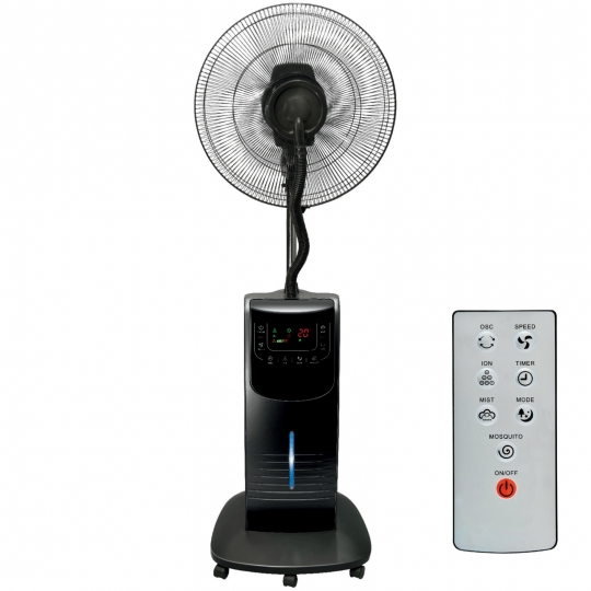 Somogyi Home SFM 42/BK Párásító ventilátor 90W fekete távirányítóval Somogyi Home SFM 42/BK Párásító ventilátor 90W fekete távirányítóval