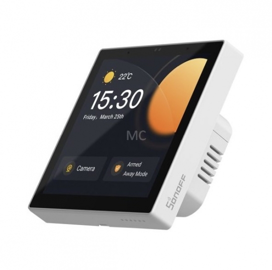 Sonoff NSPanel Pro Zigbee+Bluetooth Érintőképernyős okosotthon vezérlőpanel, fehér