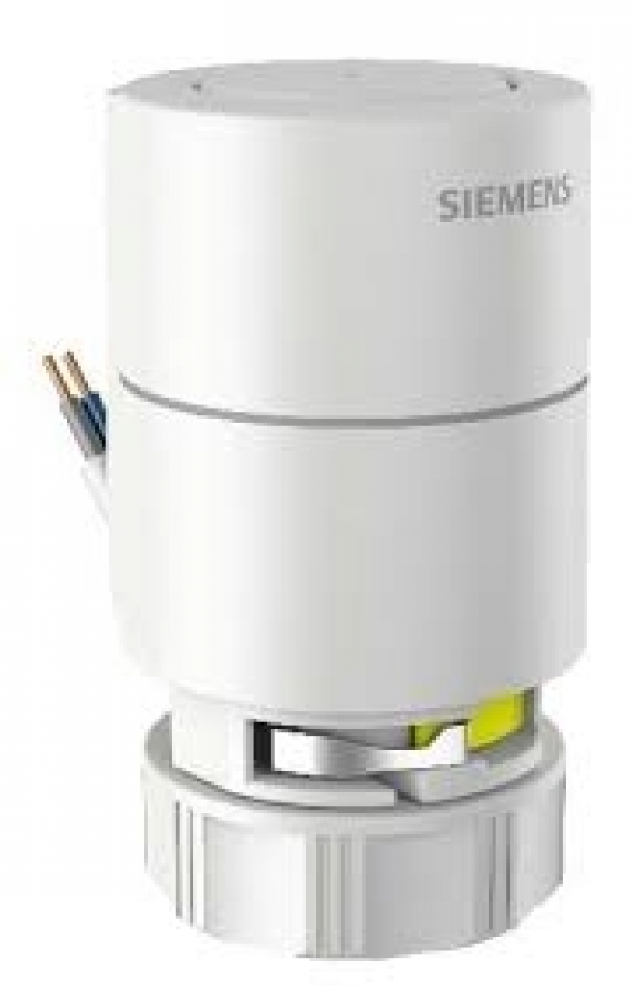 Siemens STA121 Termoelektromos szelepmozgató AC/DC 24V NC 1m kábelhosszal