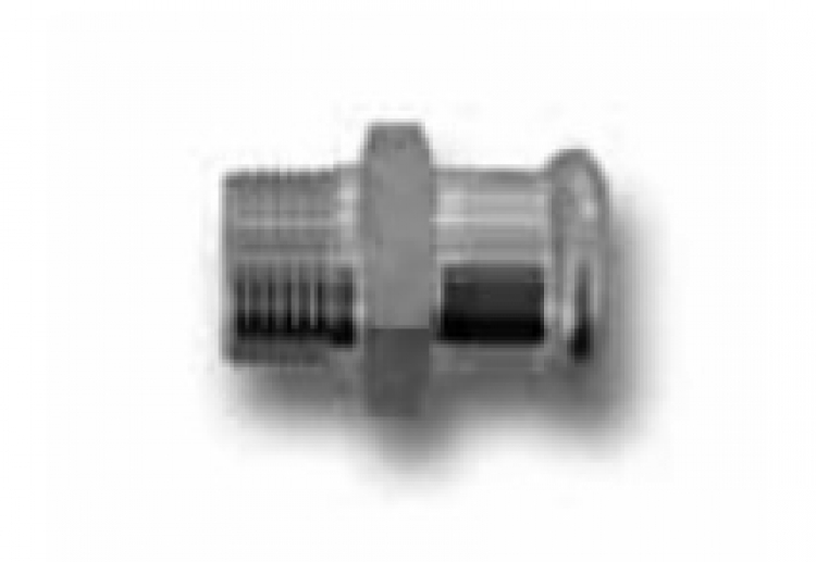 Szénacél csatlakozó idom 15x1/2” KM