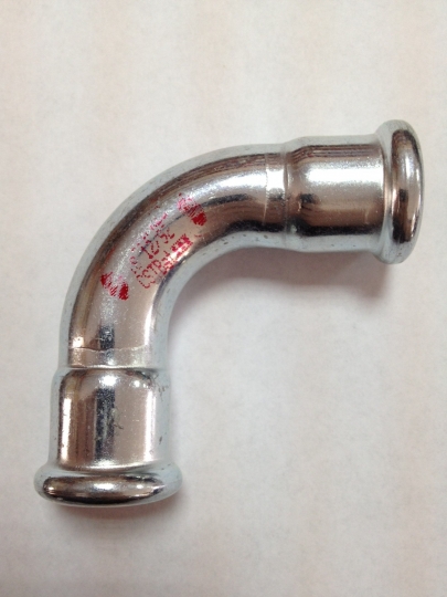 Szénacél könyök 28 BB