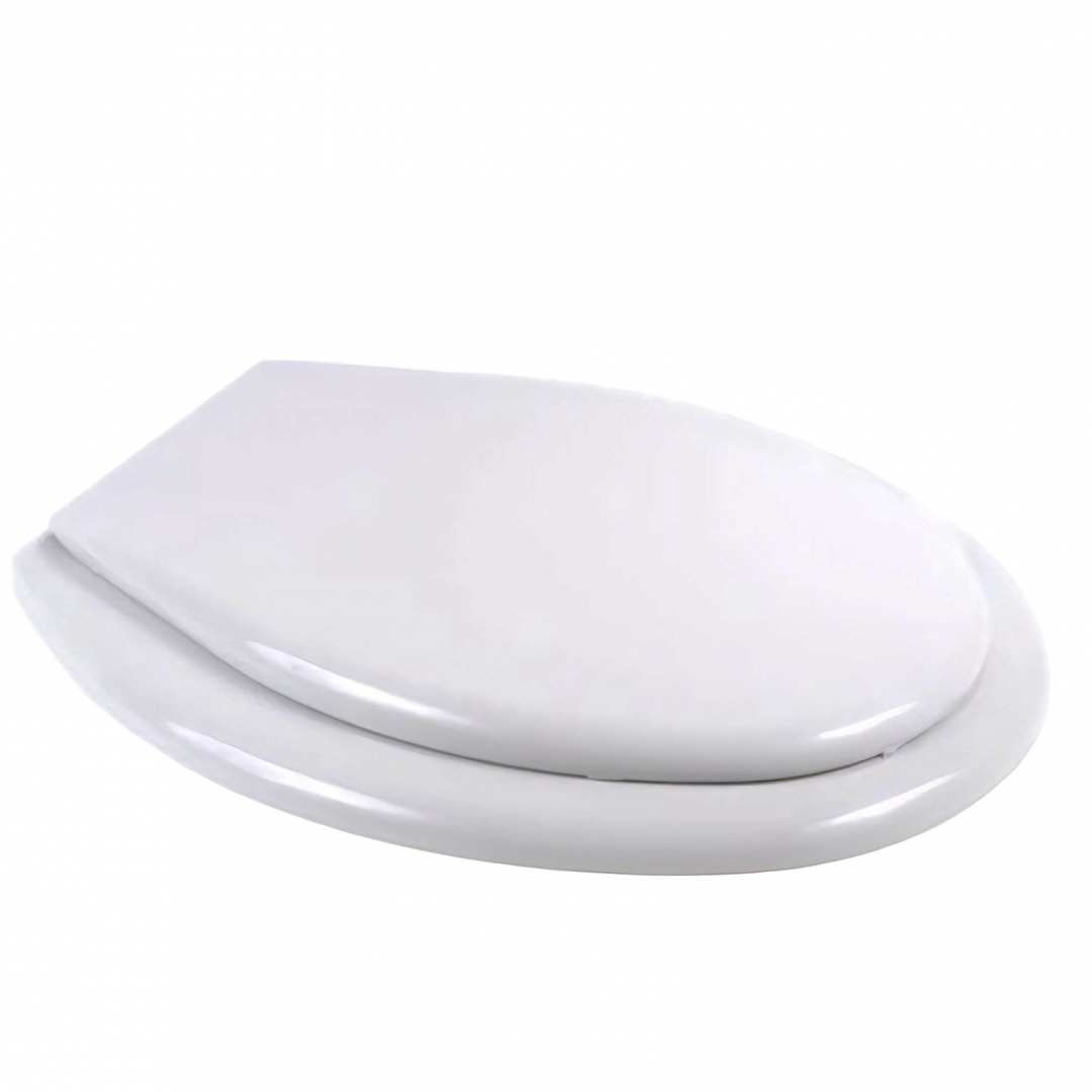 Styron Topáz fehér WC ülőke műanyag zsanérral (STY-550-9) - Netkazán