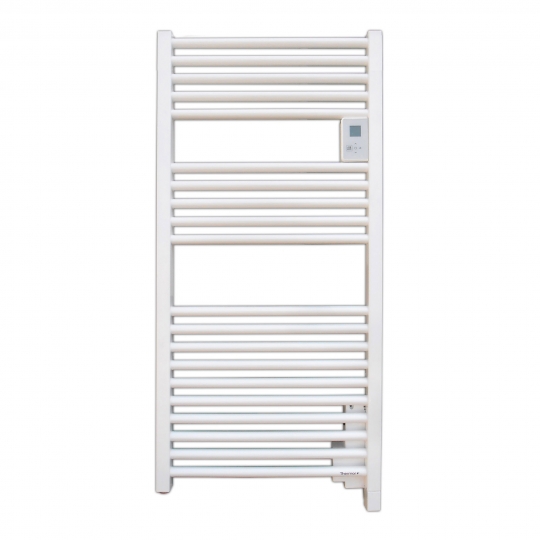 Thermor Riva4 1000 W Elektromos törölközőszárító radiátor LCD kijelzővel integrált programozhatósággal egyenes