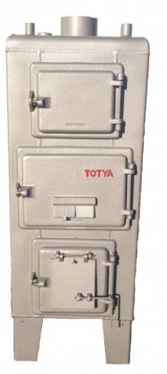Totya S 33 B Lemez vegyestüzelésű kazán 33 kW burkolat nélkül + ajándék  gyári tisztító vas - Netkazán