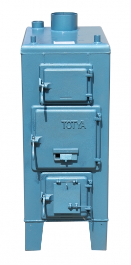 Totya VR 28 B Lemez vízrostélyos vegyestüzelésű kazán 28 kW burkolat nélkül  + ajándék gyári tisztító vas - Netkazán