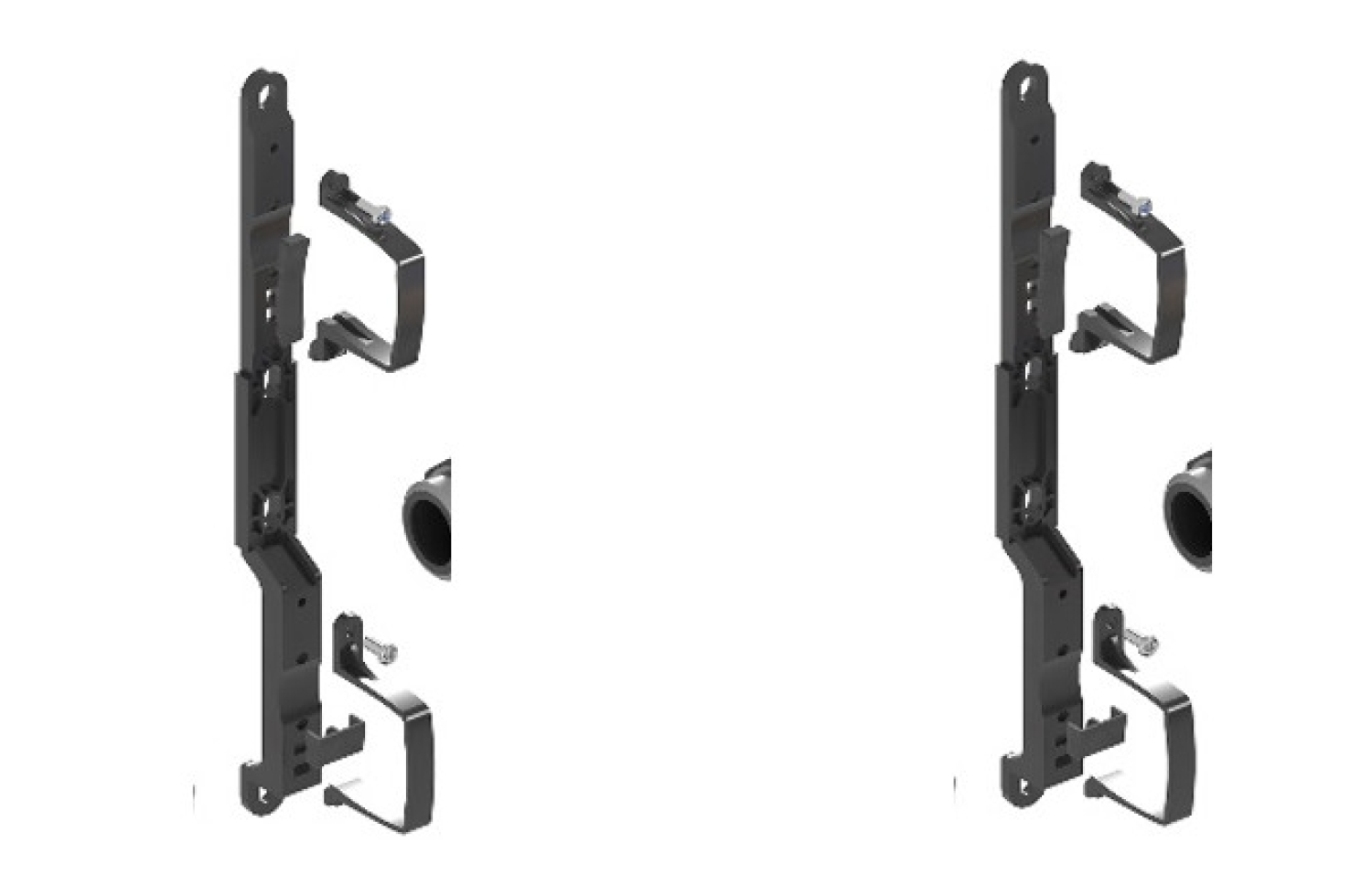 TRICOX OCTA Tartókonzol lapos kivitelben moduláris osztó-gyűjtő rendszerhez