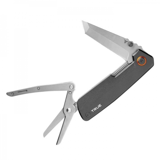 True Utility Dual Cutter 2 az 1-ben vágószerszám, rozsdamentes acél