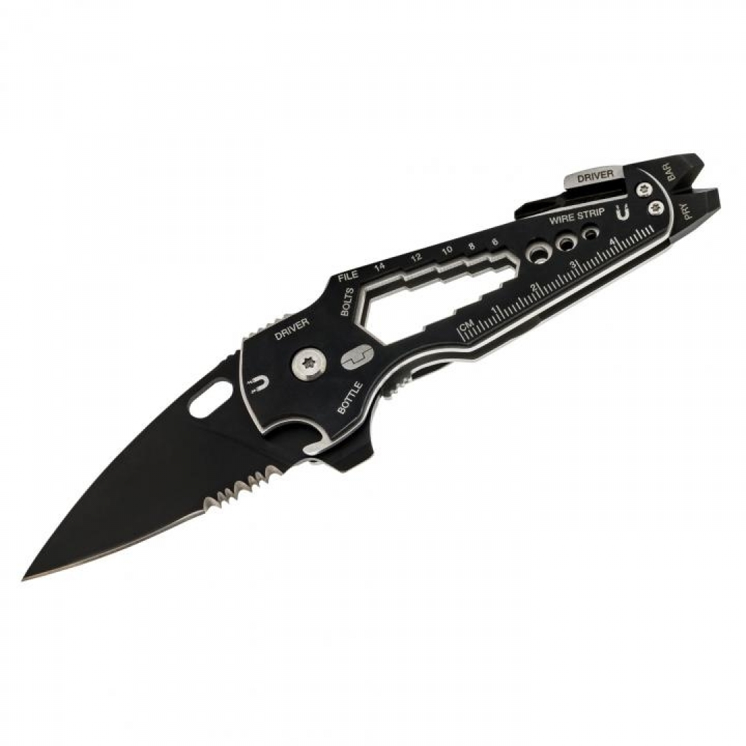 True Utility Smartknife+ 15 az 1-ben multifunkcionális eszköz mégneses bitfej tartóval