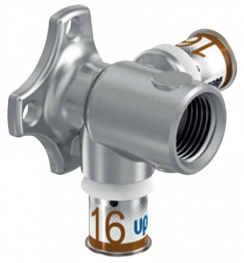 Uponor S-Press Plus Fém 90° átfolyós falikorong 20x1/2” BM