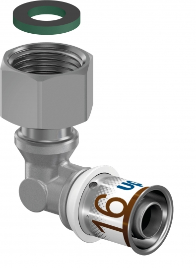 Uponor S-Press Plus Fém hollandis könyök 25x3/4” BM
