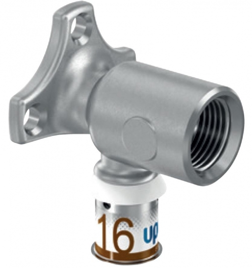 Uponor S-Press Plus Fém hosszú talpas falikorong 20x1/2” BM