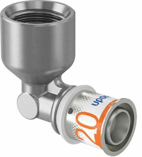 Uponor S-Press Plus Menetes fém könyök idom 20x3/4” BM