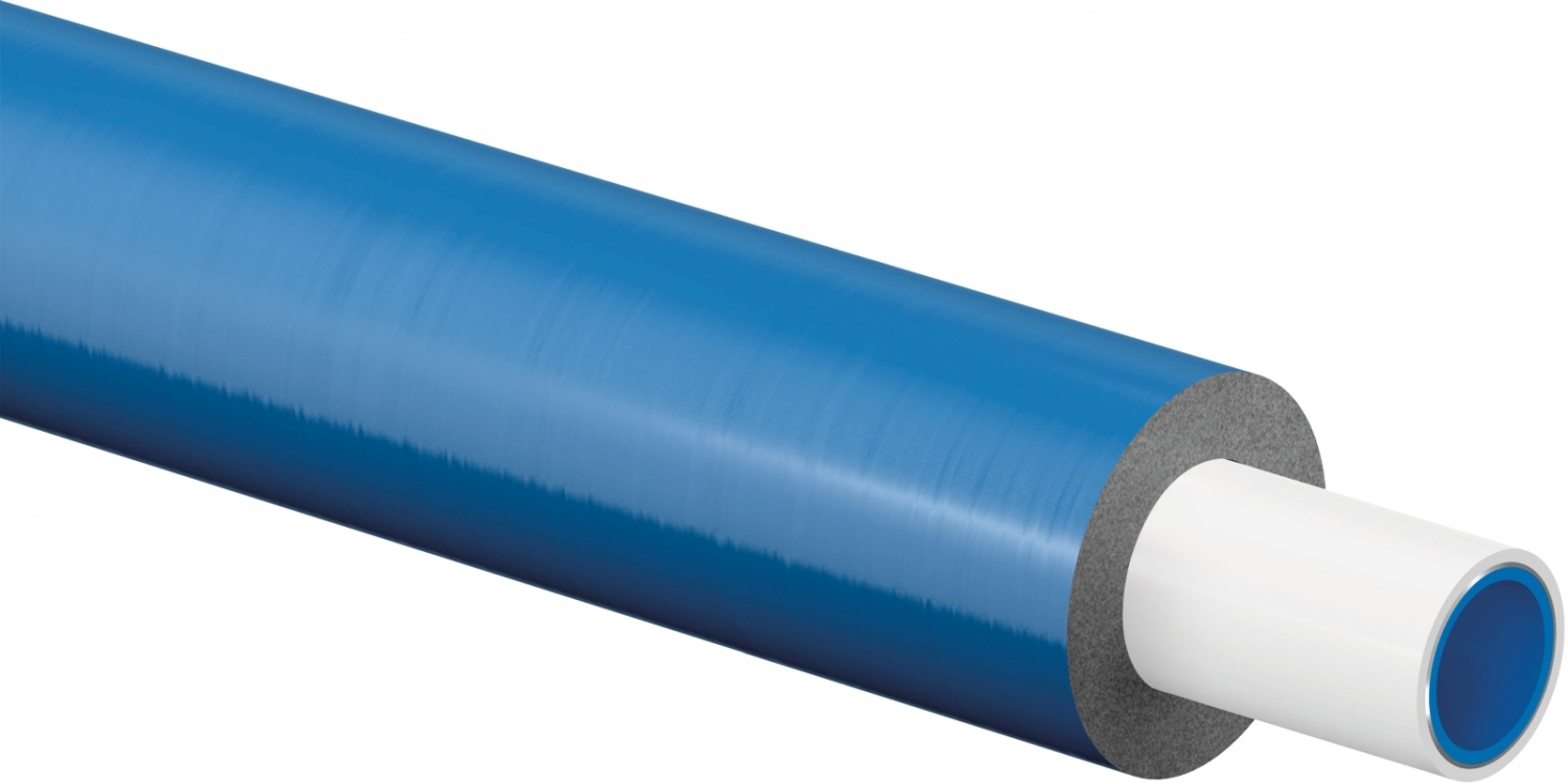 Uponor Uni Pipe Szigetelt ötrétegű cső S4 WLS 040 20x2,25 kék 100m/tekercs