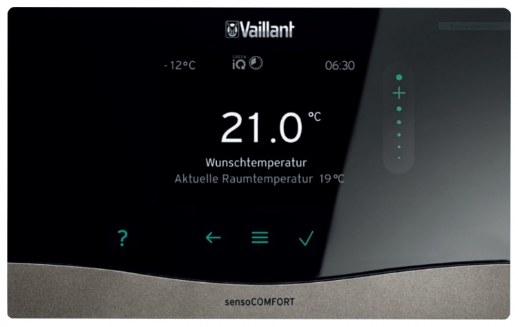 Vaillant sensoCOMFORT VRC 720f Vezeték nélküli időjáráskövető szabályzó